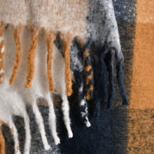 Sophia Faux Mohair Throw